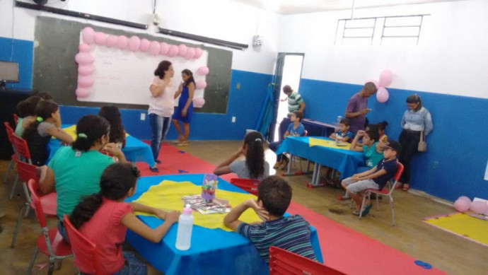 Escola 1º de Junho realizou o projeto dia “D” incentivando a leitura