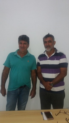 Amélio Cayres visita o Prefeito Armindo Cayres nesta ultima sexta-feira (19) em Sampaio.